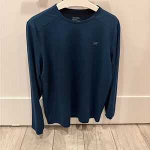 Arc'teryx Men's Deep Blue Long Sleeve Tee